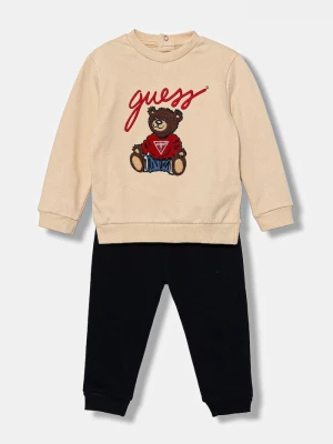 Obrázek produktu Guess Bavlněná tepláková souprava pro miminka Guess béžová
