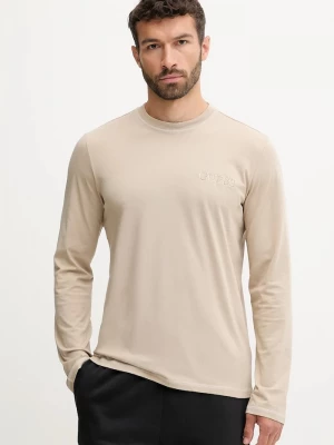 Obrázek produktu Guess Bavlněné pyžamové tričko dlouhým rukávem Guess béžová