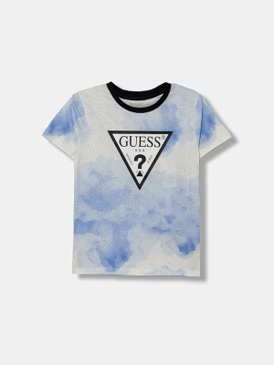 Obrázek produktu Guess Bavlněné tričko modrá