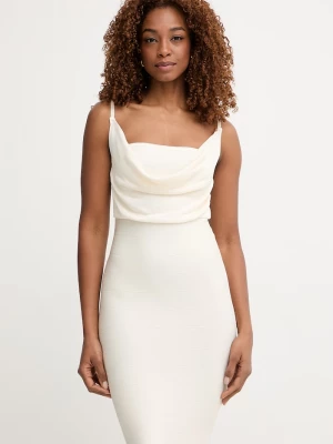 Obrázek produktu Guess bodycon šaty s viskózou ARISA béžová