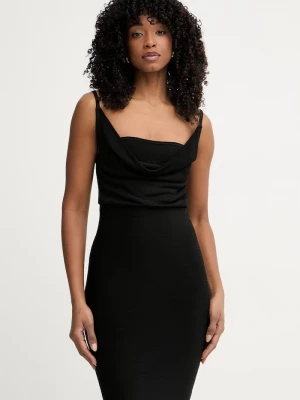 Obrázek produktu Guess bodycon šaty s viskózou ARISA černá