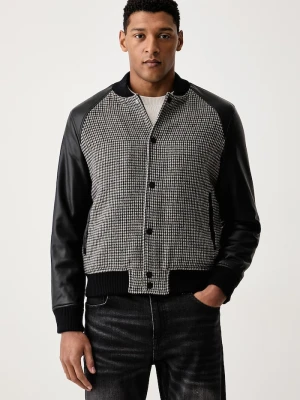 Obrázek produktu Guess bomber pánský příměsí vlny černá