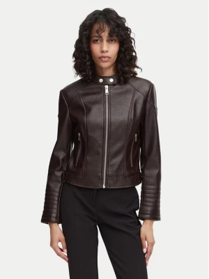 Obrázek produktu Guess Bunda z imitace kůže W6YL25 W2914 Tmavě hnědá Regular Fit