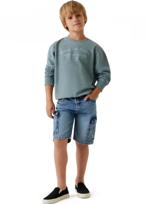 Obrázek produktu Guess cargo šortky dětské džínové modrá
