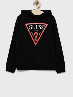 Obrázek produktu Guess Dětská bavlněná mikina černá