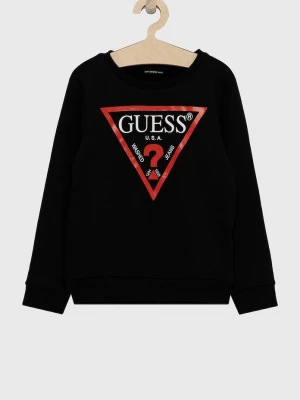 Obrázek produktu Guess Dětská bavlněná mikina Guess černá
