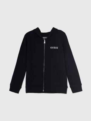 Obrázek produktu Guess Dětská bavlněná mikina Guess námořnická modř