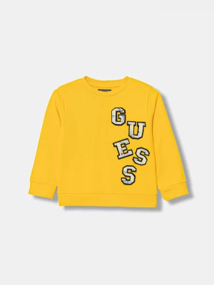 Obrázek produktu Guess Dětská bavlněná mikina Guess oranžová