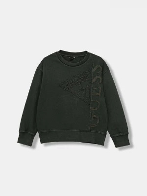 Obrázek produktu Guess Dětská bavlněná mikina Guess zelená
