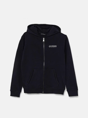 Obrázek produktu Guess Dětská bavlněná mikina námořnická modř