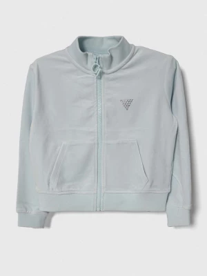 Obrázek produktu Guess Dětská velurová mikina Guess modrá