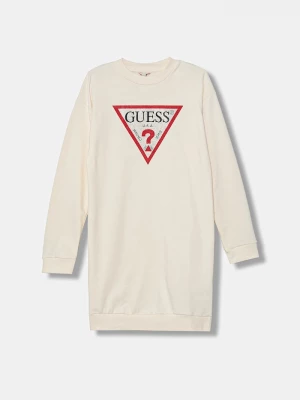 Obrázek produktu Guess Dětské bavlněné šaty béžová