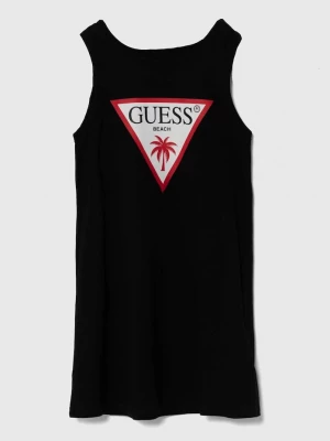Obrázek produktu Guess Dětské bavlněné šaty Guess černá
