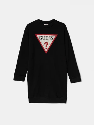 Obrázek produktu Guess Dětské bavlněné šaty Guess černá