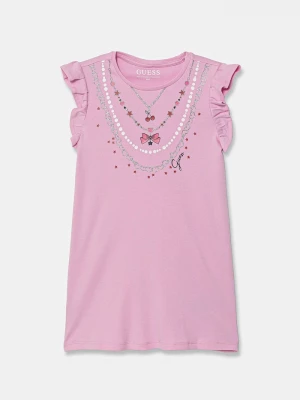 Obrázek produktu Guess Dětské bavlněné šaty Guess růžová