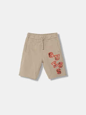 Obrázek produktu Guess Dětské bavlněné šortky Guess béžová