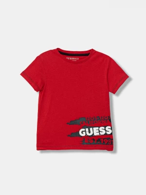 Obrázek produktu Guess Dětské bavlněné tričko červená