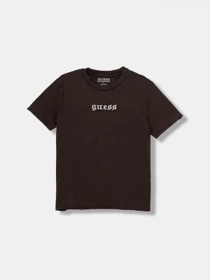 Obrázek produktu Guess Dětské bavlněné tričko Guess hnědá