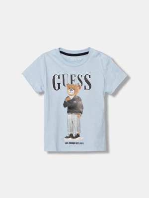 Obrázek produktu Guess Dětské bavlněné tričko Guess modrá