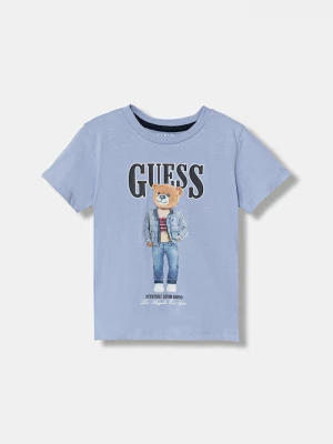 Obrázek produktu Guess Dětské bavlněné tričko Guess modrá
