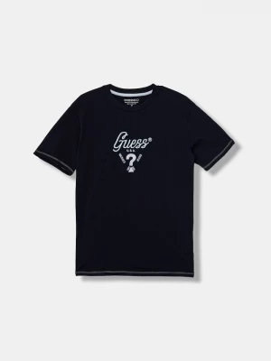 Obrázek produktu Guess Dětské bavlněné tričko Guess námořnická modř