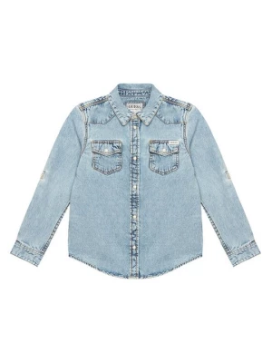Obrázek produktu Guess džínová košile L6RH00 D4EU0 Modrá Regular Fit