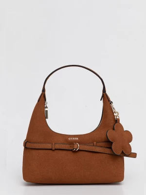 Obrázek produktu Guess hobo kabelka dámská z imitace semiše TAYLOR hnědá