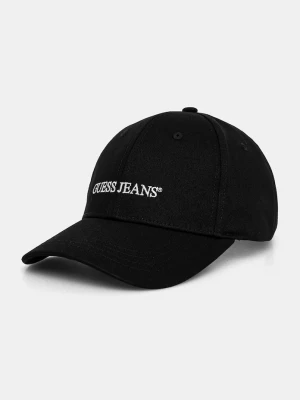 Obrázek produktu Guess Jeans Bavlněná baseballová čepice černá