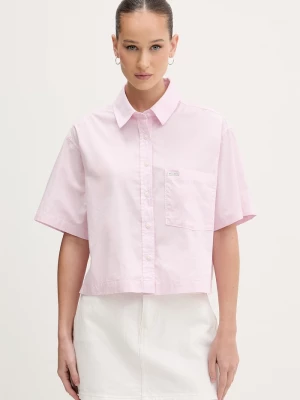 Obrázek produktu Guess Jeans Bavlněná košile Guess Jeans růžová