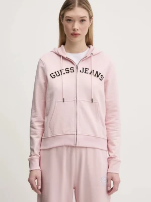 Obrázek produktu Guess Jeans Bavlněná mikina růžová