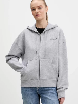 Obrázek produktu Guess Jeans rozepínací mikina dámská bavlněná šedá