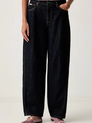 Obrázek produktu Guess Jeans džíny barrel dámské námořnická modř