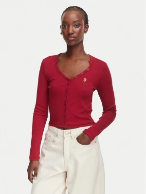 Obrázek produktu Guess Jeans Halenka W6YP03 K3647 Bordó Slim Fit