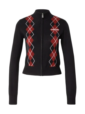 Obrázek produktu GUESS JEANS Kardigan 'ARGYLE' krvavě červená / černá / bílá