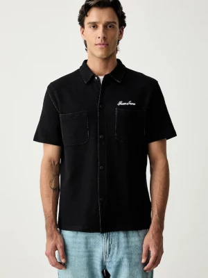 Obrázek produktu Guess Jeans košile pánská bavlnou černá
