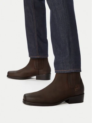 Obrázek produktu Guess Jeans Kotníková obuv s elastickým prvkem EO-KEANU-02 MI24 Hnědá