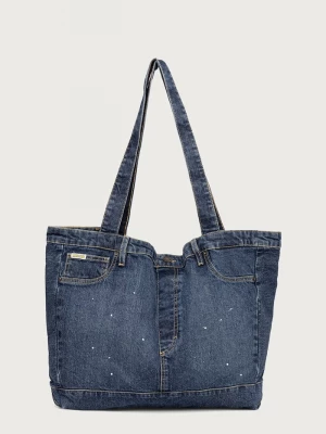 Obrázek produktu Guess Jeans látková taška pánská džínová námořnická modř