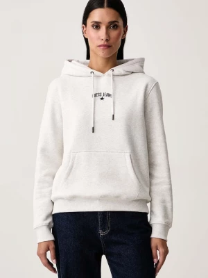 Obrázek produktu Guess Jeans mikina kapucí dámská bavlnou šedá
