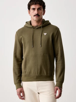 Obrázek produktu Guess Jeans mikina s kapucí pánská s bavlnou zelená