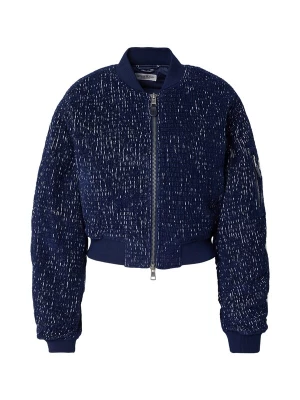 Obrázek produktu GUESS JEANS Přechodná bunda tmavě modrá / bílá