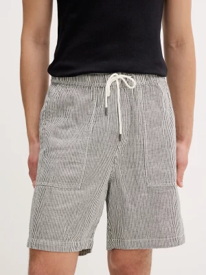 Obrázek produktu Guess Jeans šortky pánské s příměsí lnu šedá