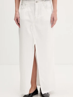 Obrázek produktu Guess Jeans sukně s rozparkem džínová bílá