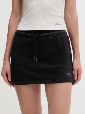 Obrázek produktu Guess Jeans sukňové šortky dámské bavlněné černá