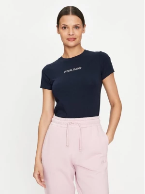 Obrázek produktu Guess Jeans T-Shirt W4YI01 J1314 Tmavomodrá Slim Fit