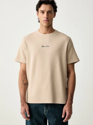 Obrázek produktu Guess Jeans tričko pánské bavlnou béžová
