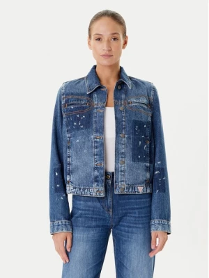 Obrázek produktu Guess Jeansová bunda W5YN69 D5R01 Tmavomodrá Regular Fit