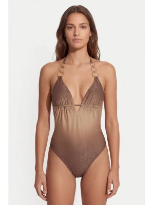 Obrázek produktu Guess Jednodílné plavky E6GJ13 KF600 Hnědá