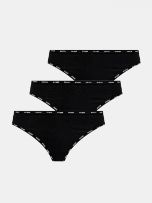 Obrázek produktu Guess brazilky dámské bavlněné s elastanem 3-pack černá