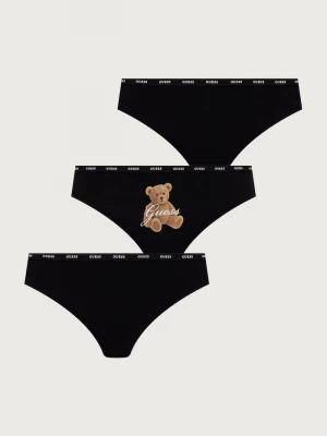 Obrázek produktu Guess kalhotky dámské bavlněné s elastanem ARIA 3-pack černá