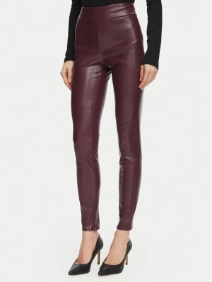 Obrázek produktu Guess Kalhoty z imitace kůže W4BB18 WGIK0 Bordó Regular Fit